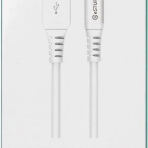 eSTUFF Lightning Cable MFI 3m White - Image 2