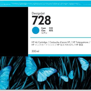 Patrón, HP 728, Cyan - Image 1
