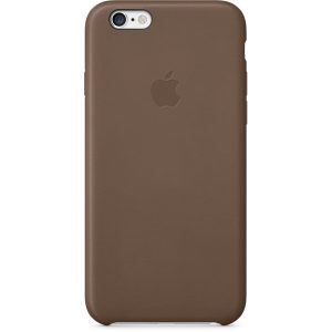 Apple Iphone 6 Leather Case - Olive Brown - Image 1