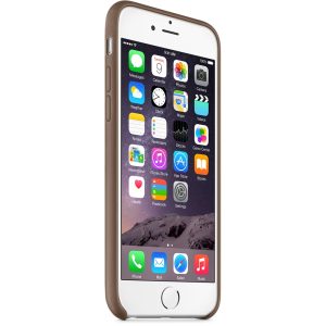 Apple Iphone 6 Leather Case - Olive Brown - Image 5