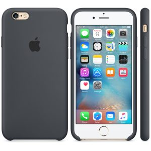 Apple Silicone Case Iphone 6s Charcoal Gray - Image 4