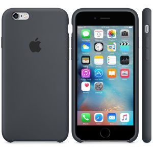 Apple Silicone Case Iphone 6s Charcoal Gray - Image 5