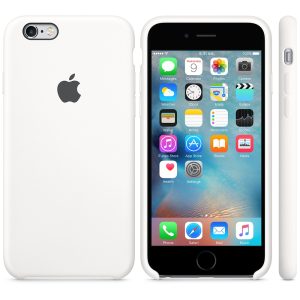 Apple Silicone Case Iphone 6s White - Image 1