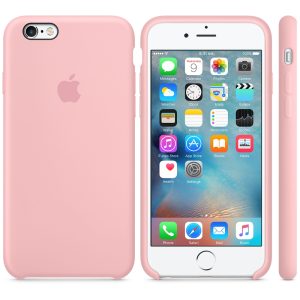Apple Silicone Case Iphone 6s pink - Image 1