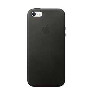 Apple iPhone SE Leather Case Black - Image 1