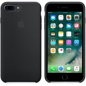 Apple iPhone 7 Plus Silicone Case Black - Image 3