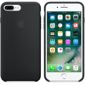 Apple iPhone 7 Plus Silicone Case Black - Image 4