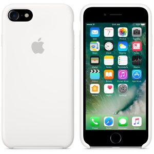 Apple iPhone 7 Silicone Case White - Image 2