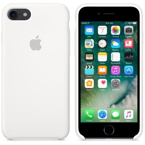 Apple iPhone 7 Silicone Case White - Image 3