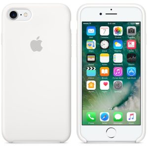 Apple iPhone 7 Silicone Case White - Image 4