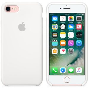 Apple iPhone 7 Silicone Case White - Image 6