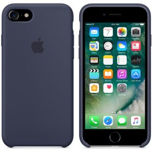 Apple iPhone 7 Silicone Case Midnight Blue - Image 3