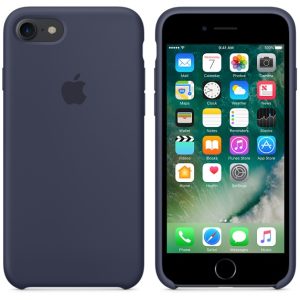 Apple iPhone 7 Silicone Case Midnight Blue - Image 4