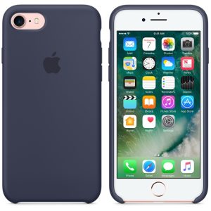 Apple iPhone 7 Silicone Case Midnight Blue - Image 7