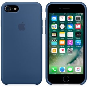Apple iPhone 7 Silicone Case Ocean Blue - Image 2