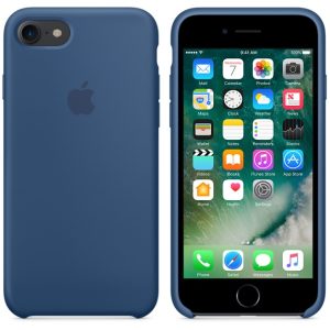 Apple iPhone 7 Silicone Case Ocean Blue - Image 3