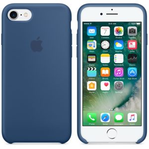 Apple iPhone 7 Silicone Case Ocean Blue - Image 4