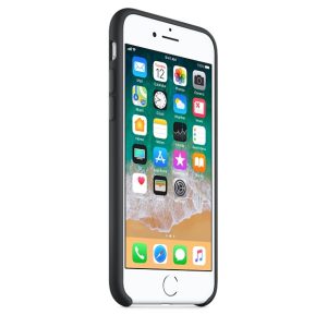 iPhone 8/7 Silicone case Black - Image 4