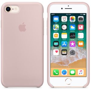 Apple Silicon Case Iphone 8 Pink Sand - Image 1