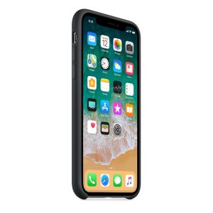 iPhone X Silicone case Black - Image 3