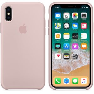 iPhone X Silicone case Pink Sand - Image 2