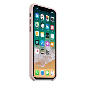 iPhone X Silicone case Pink Sand - Image 3