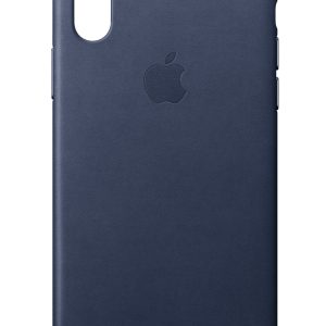 Apple Leather Case Midnight Blue - Image 4