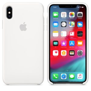 iPhone XS MAX Silicone Case White - Image 3