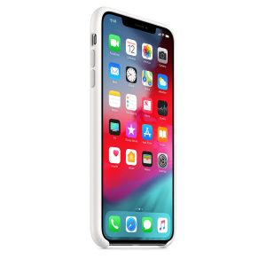 iPhone XS MAX Silicone Case White - Image 4