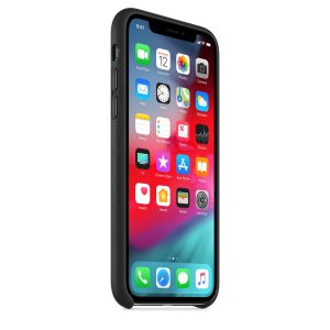iPhone XS Leather Case Black - Image 3