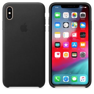 iPhone XS Max Leather Case Black - Image 2