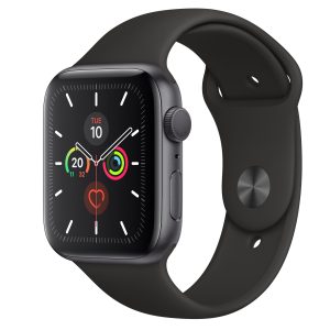 Apple Watch series 5 44mm black sport band - Image 2
