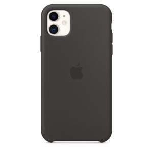 Apple iPhone 11 Silicone Case Black - Image 1