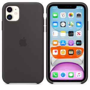 Apple iPhone 11 Silicone Case Black - Image 8