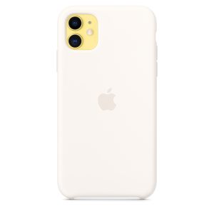 Apple iPhone 11 Silicone Case White - Image 4