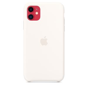 Apple iPhone 11 Silicone Case White - Image 6
