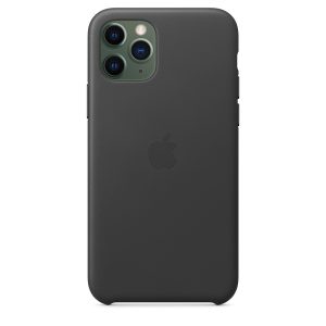 Apple iPhone 11 Pro Leather Case Black - Image 3