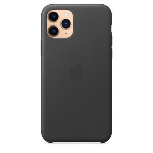Apple iPhone 11 Pro Leather Case Black - Image 4