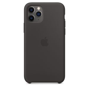 Apple iPhone 11 Pro Silicone Case Black - Image 1