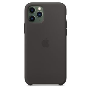Apple iPhone 11 Pro Silicone Case Black - Image 3