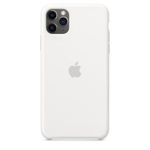 Apple iPhone 11 Pro Max Silicone Case White - Image 1