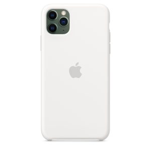 Apple iPhone 11 Pro Max Silicone Case White - Image 3