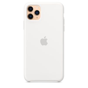 Apple iPhone 11 Pro Max Silicone Case White - Image 4