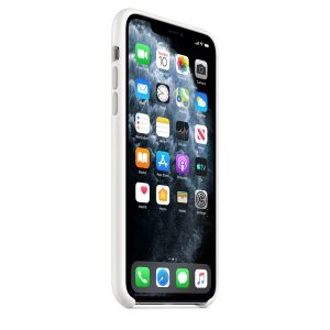 Apple iPhone 11 Pro Max Silicone Case White - Image 5