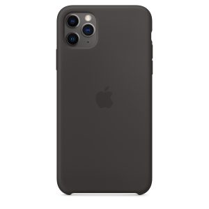 Apple iPhone 11 Pro Max Silicone Case Black - Image 1