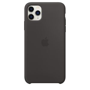 Apple iPhone 11 Pro Max Silicone Case Black - Image 2