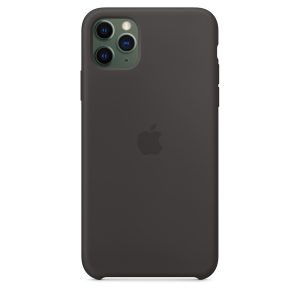 Apple iPhone 11 Pro Max Silicone Case Black - Image 3