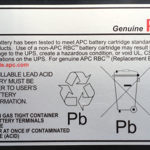 APC Replacement Battery Cartridge - Image 2