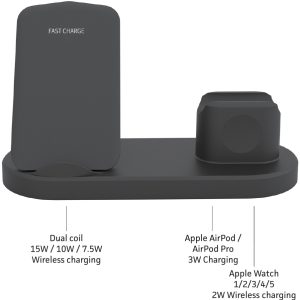 eSTUFF 4in1 QI Charging Stand - Image 2