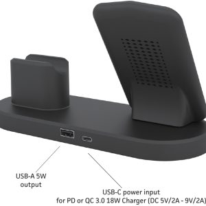 eSTUFF 4in1 QI Charging Stand - Image 3